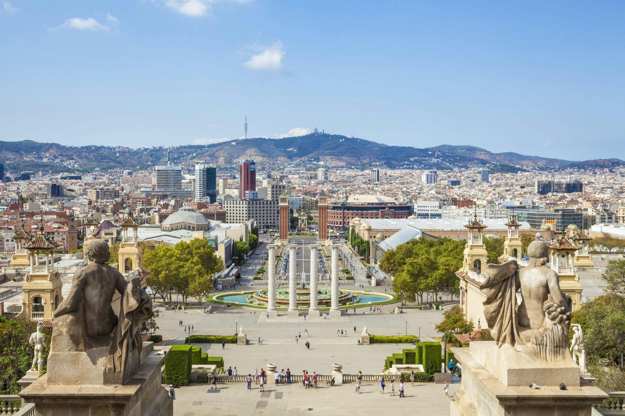 Utsikt over Barcelona: Montjuic